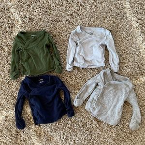 🆕Carter’s- snap shirts with mittens